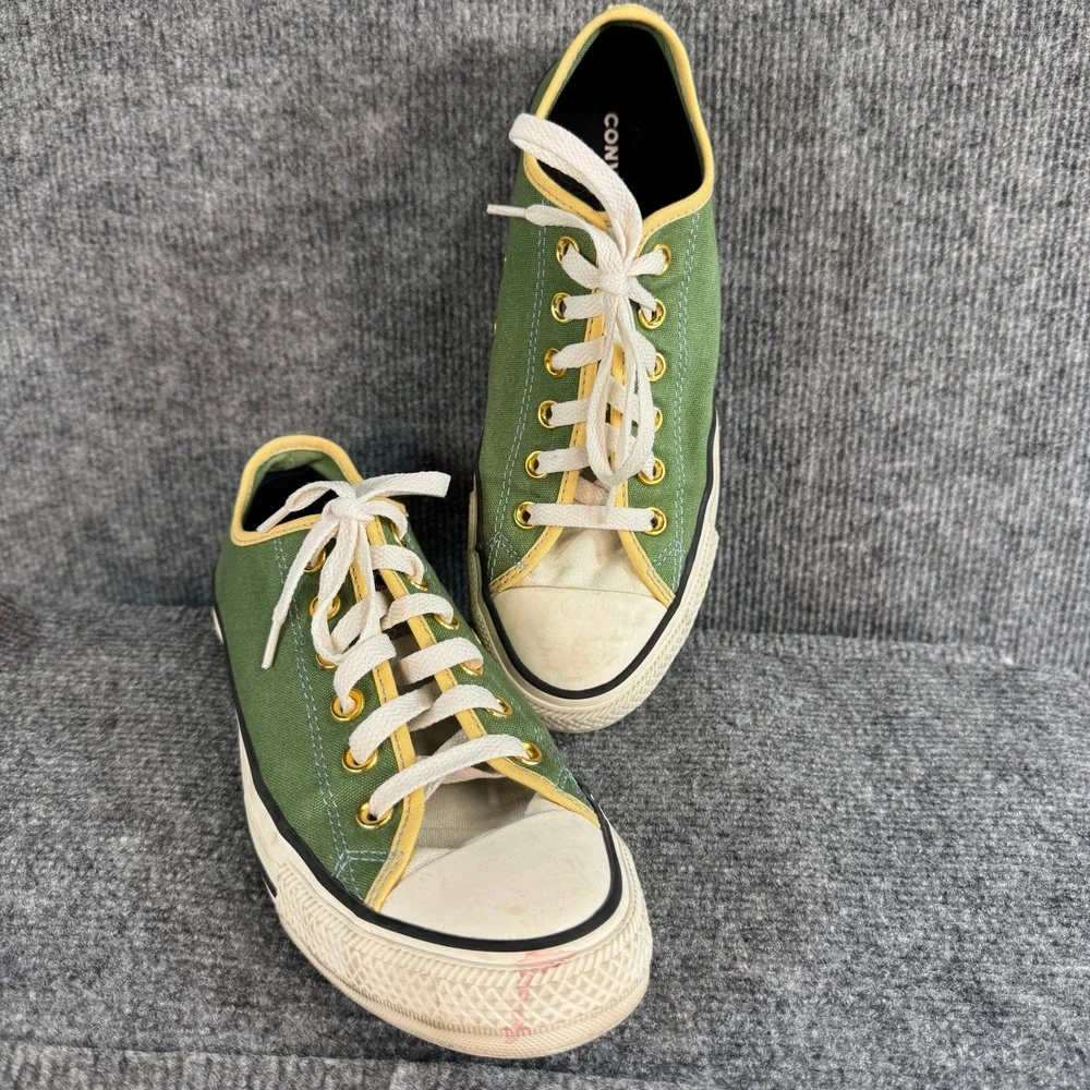 Converse Chuck Taylor All Star Low Top Green Yellow 152621C Mens 6.5 Womens 8.5